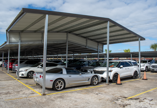 Galveston  Sports Car Parking