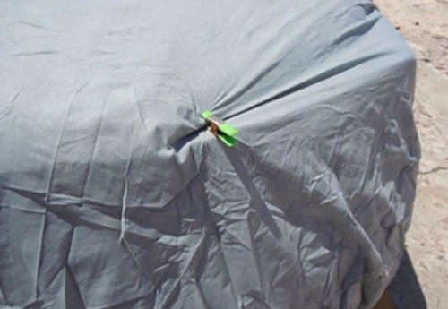 Secured Car Cover