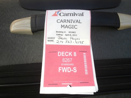 does carnival cruise accept la wallet