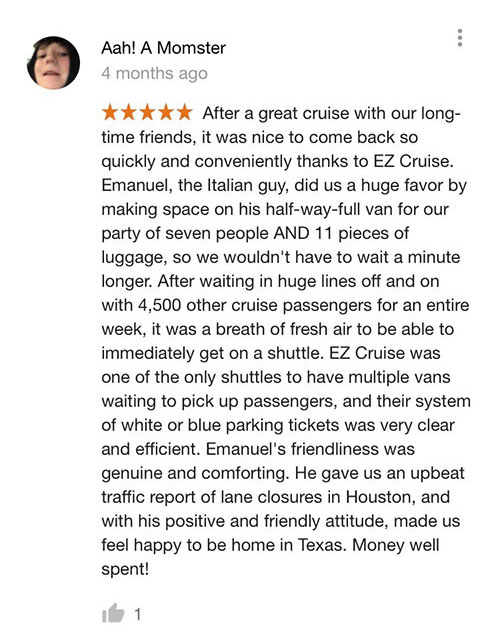 Ez Cruise review